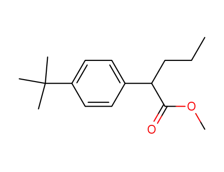 2-(4-<i>tert</i>-butyl-phenyl)-pentanoic acid methyl ester