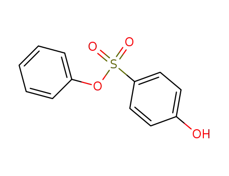 Molecular Structure of 62287-53-0 (Benzenesulfonic acid, 4-hydroxy-, phenyl ester)