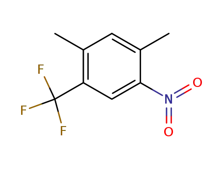 Molecular Structure of 261945-82-8 (2,4-DIMETHYL-5-NITROBENZOTRIFLUORIDE)