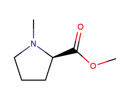 Molecular Structure of 114883-82-8 (D-Proline, 1-methyl-, methyl ester (9CI))