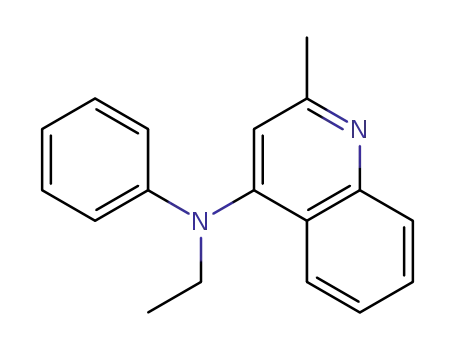4-Quinolinamine, N-ethyl-2-methyl-N-phenyl-