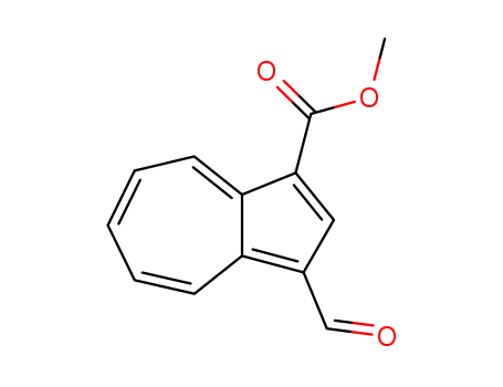 Molecular Structure of 128990-79-4 (1-Azulenecarboxylic acid, 3-formyl-, methyl ester)