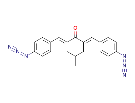 2,6-Bis(4-azidobenzylidene)-4-methylcyclohexan-1-one