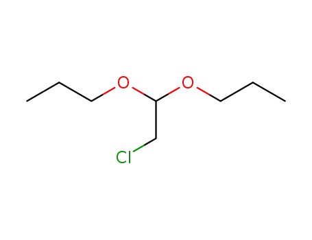 Molecular Structure of 71682-06-9 (Propane, 1,1'-[(2-chloroethylidene)bis(oxy)]bis-)