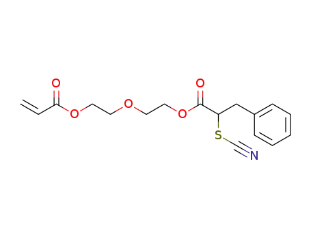 1-acryloyloxy-2-[2-(2-thiocyanato-3-phenylpropionyloxy)ethoxy]ethane