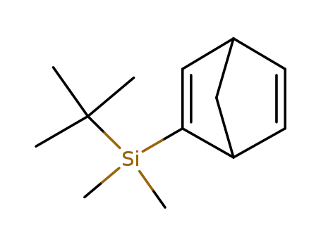 Molecular Structure of 478007-52-2 (Silane, bicyclo[2.2.1]hepta-2,5-dien-2-yl(1,1-dimethylethyl)dimethyl-)
