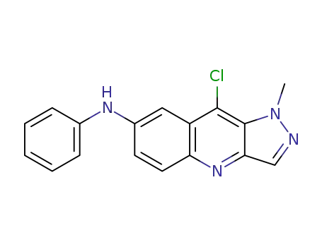1H-Pyrazolo[4,3-b]quinolin-7-amine, 9-chloro-1-methyl-N-phenyl-