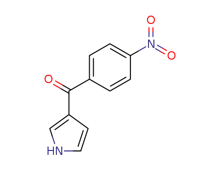 Molecular Structure of 137025-12-8 (Methanone, (4-nitrophenyl)-1H-pyrrol-3-yl-)