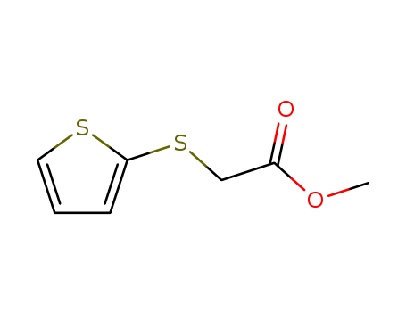 Acetic acid, (2-thienylthio)-, methyl ester