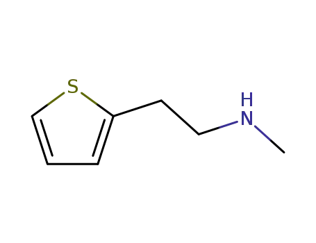 Molecular Structure of 106891-32-1 (METHYL-(2-THIOPHEN-2-YL-ETHYL)-AMINE)