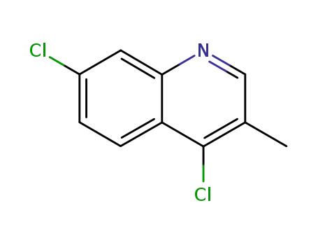 Molecular Structure of 6622-28-2 (4,7-dichloro-3-methylquinoline)