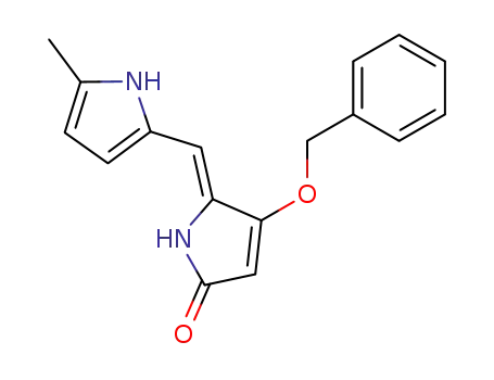 4-Benzyloxy-5-[1-(5-methyl-1H-pyrrol-2-yl)-meth-(Z)-ylidene]-1,5-dihydro-pyrrol-2-one