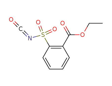 Molecular Structure of 77375-79-2 (ethyl 2-(isocyanatosulfonyl)benzoate)