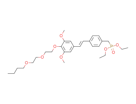 diethyl 4-[2-(2-butoxyethoxy)ethoxy]-3,5-dimethoxystyrylbenzylphosphonate