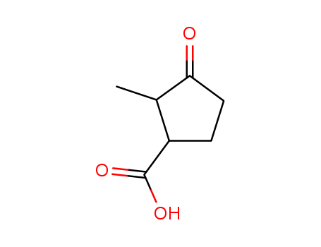 Cyclopentanecarboxylicacid, 2-methyl-3-oxo- cas  3033-53-2