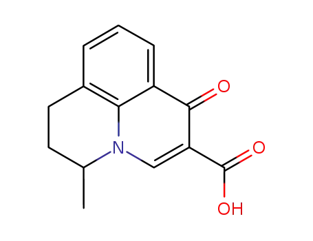 Molecular Structure of 42835-34-7 (5-methyl-1-oxo-6,7-dihydro-1<i>H</i>,5<i>H</i>-pyrido[3,2,1-<i>ij</i>]quinoline-2-carboxylic acid)