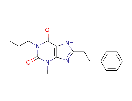 1H-Purine-2,6-dione, 3,7-dihydro-3-methyl-8-(2-phenylethyl)-1-propyl-