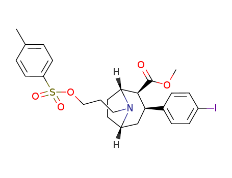 N-3-p-Toluenesulfonyloxypropyl-2β-carbomethoxy-3β-(4-iodophenyl)nortropane