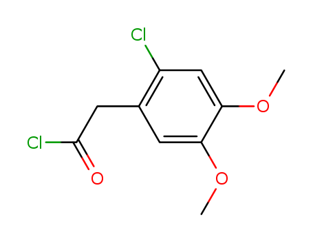 2-(2-chloro-4,5-dimethoxy-phenyl)acetyl chloride cas  6834-55-5