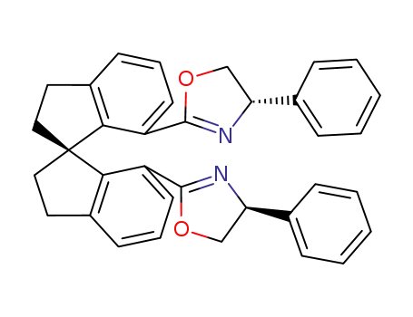 Molecular Structure of 940880-69-3 ((S)-7,7Bis[(4S)-(phenyl)oxazol-2-yl)]-2,23,3tetrahydro-1,1spirobiindane, min. 97% (Sa,S,S)-SpiroBOX)