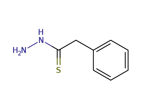 Molecular Structure of 45953-08-0 (Benzeneethanethioic acid, hydrazide)
