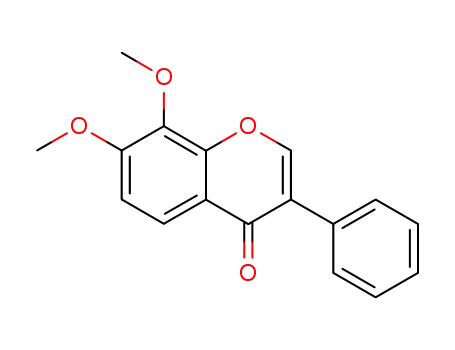 Molecular Structure of 75187-56-3 (7,8-Dimethoxy isoflavone)