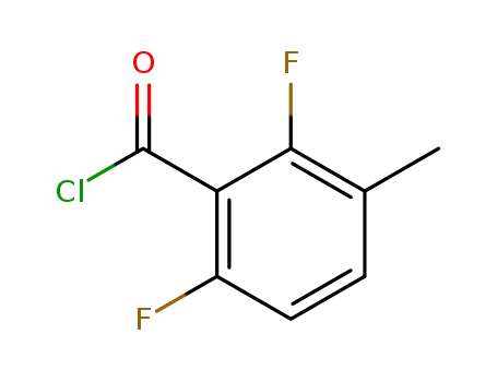 Molecular Structure of 261763-39-7 (2,6-DIFLUORO-3-METHYLBENZOYL CHLORIDE)