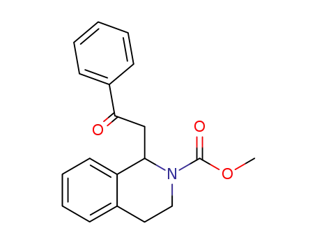 2(1H)-Isoquinolinecarboxylic acid, 3,4-dihydro-1-(2-oxo-2-phenylethyl)-,
methyl ester