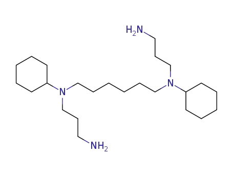 Molecular Structure of 850481-16-2 (1,6-Hexanediamine, N,N'-bis(3-aminopropyl)-N,N'-dicyclohexyl-)