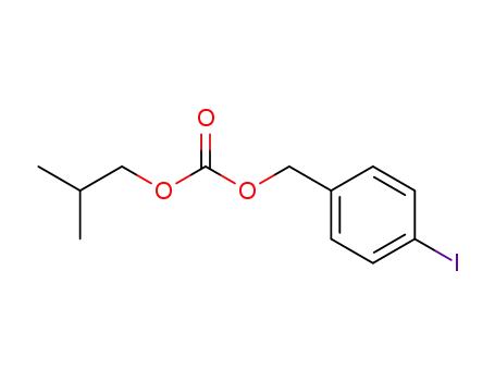 Molecular Structure of 60075-65-2 (p-Iodobenzylisobutyl=carbonate)