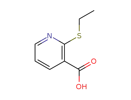 Molecular Structure of 27868-76-4 (2-(ETHYLTHIO)NICOTINIC ACID)
