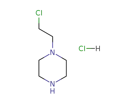Molecular Structure of 54267-47-9 (1-(2-Chloroethyl)piperazine hydrochloride)