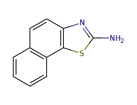 Molecular Structure of 1203-55-0 (NAPHTHO[2,1-D]THIAZOL-2-YLAMINE)