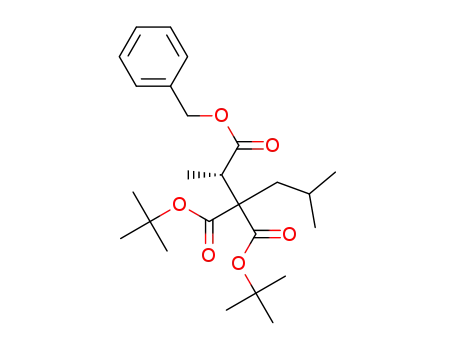2,3,3-Hexanetricarboxylic acid, 5-methyl-, 3,3-bis(1,1-dimethylethyl)
2-(phenylmethyl) ester, (S)-