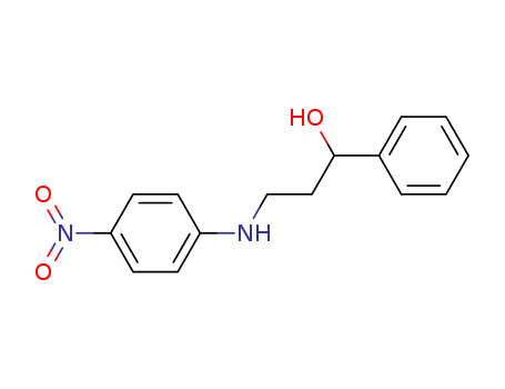 Molecular Structure of 15145-56-9 (Benzenemethanol, a-[2-[(4-nitrophenyl)amino]ethyl]-)