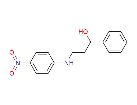 Molecular Structure of 15145-56-9 (Benzenemethanol, a-[2-[(4-nitrophenyl)amino]ethyl]-)