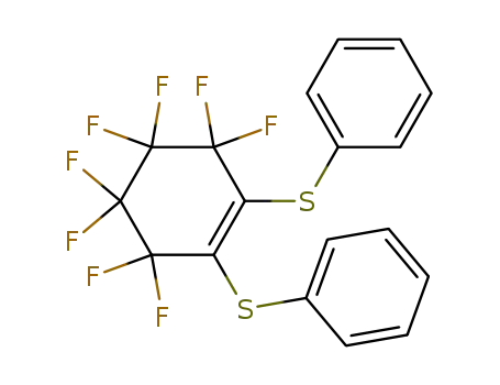 Octafluor-1,2-bis-phenylmercapto-cyclohexen