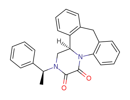 (14bR)-2-[(1'S)-1'-phenylethyl]-1,2,10,14b-tetrahydrodibenzo[c,f]pyrazino[1,2-a]azepine-3,4-dione