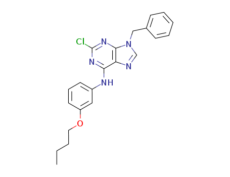 125802-57-5,9-benzyl-N-(3-butoxyphenyl)-2-chloro-9H-purin-6-amine,