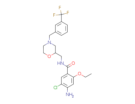 Benzamide,4-amino-5-chloro-2-ethoxy-N-[[4-[[3-(trifluoromethyl)phenyl]methyl]-2-morpholinyl]methyl]-