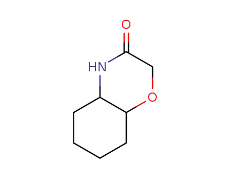 Molecular Structure of 127958-64-9 (Hexahydro-2H-benzo[b][1,4]oxazin-3(4H)-one)