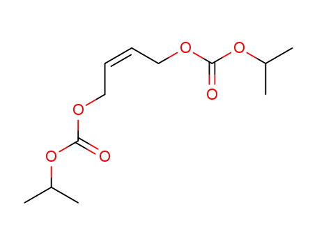 Molecular Structure of 783368-59-2 ((Z)-1,4-bis(i-propoxycarbonyloxy)-2-butene)