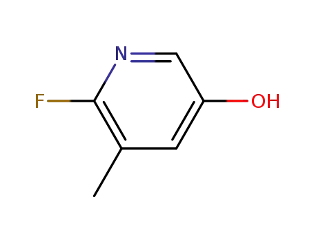 Molecular Structure of 186593-50-0 (3-Pyridinol,6-fluoro-5-methyl-(9CI))