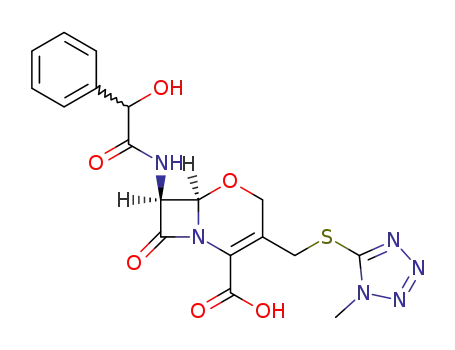 Molecular Structure of 52775-40-3 (1-Oxacefamandole)