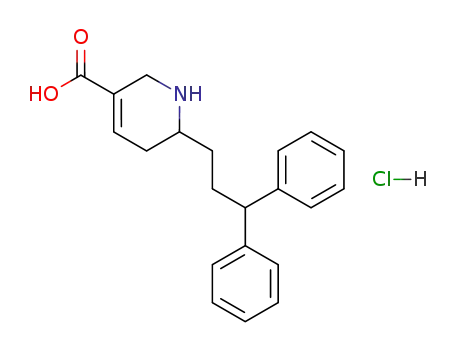 Molecular Structure of 134420-91-0 (6-(3,3-diphenylpropyl)guvacine)