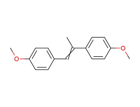 Benzene,1,1'-(1-methyl-1,2-ethenediyl)bis[4-methoxy- cas  20802-02-2