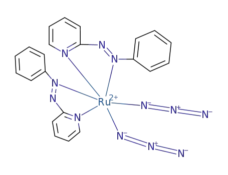 Molecular Structure of 80697-61-6 (Ruthenium, diazidobis[2-(phenylazo)pyridine]-)