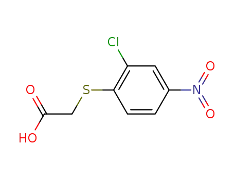 Molecular Structure of 30880-64-9 (2-[(2-CHLORO-4-NITROPHENYL)SULFANYL]ACETIC ACID)