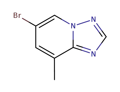 Molecular Structure of 899429-04-0 (6-BROMO-8-METHYL[1,2,4]TRIAZOLO[1,5-A]PYRIDINE)