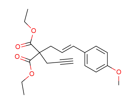 Propanedioic acid, [(2E)-3-(4-methoxyphenyl)-2-propenyl]-2-propynyl-,
diethyl ester
